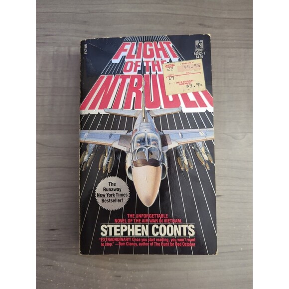 1987 Flight of the Intruder by Stephen Coonts First Printing Paperback - Picture 1 of 4